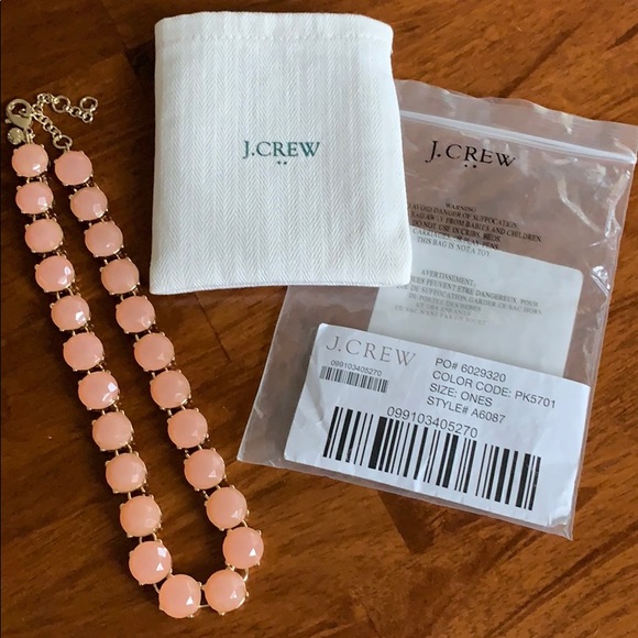 J. Crew Statement Necklace Sunwashed Pink - Picture 4 of 4